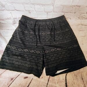 Chubbies 5.5 Black The Quests Athlounger Shorts Large Liner Swim Beach Southwest